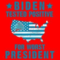 Biden Tested Positive For The Worst President Santa Hat thumb 1