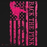Back The Pink Warrior Flag American Breast Cancer Awareness Pajama Set thumb 2