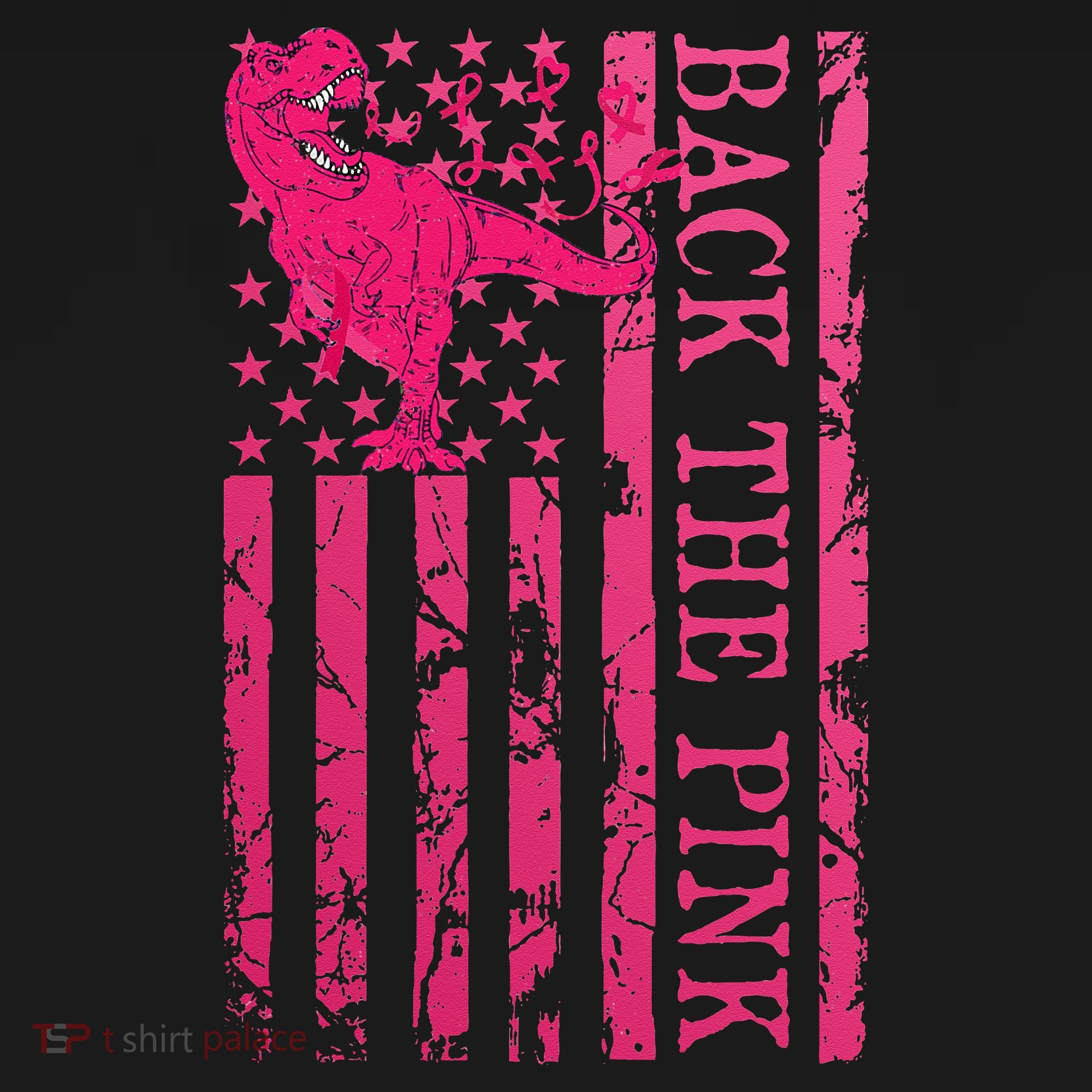 Back The Pink Warrior Flag American Breast Cancer Awareness Women's Hoodie
