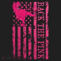 Back The Pink Warrior Flag American Breast Cancer Awareness Zone Performance Long-Sleeve T-Shirt thumb 2