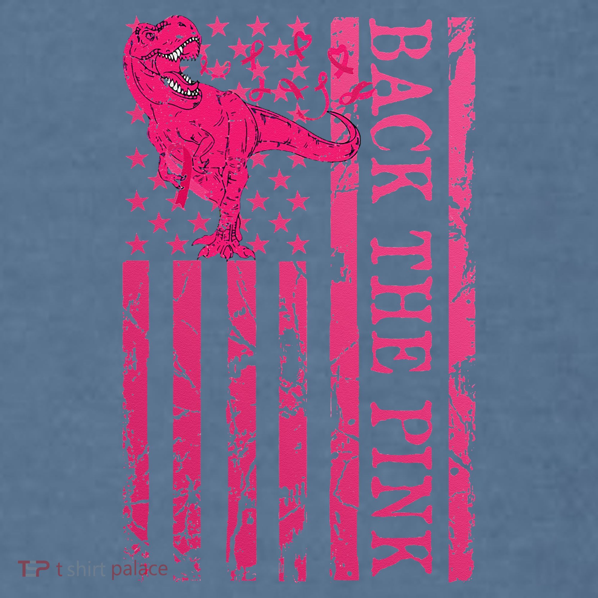 Back The Pink Warrior Flag American Breast Cancer Awareness Comfort Colors Garment-Dyed Hooded Sweatshirt