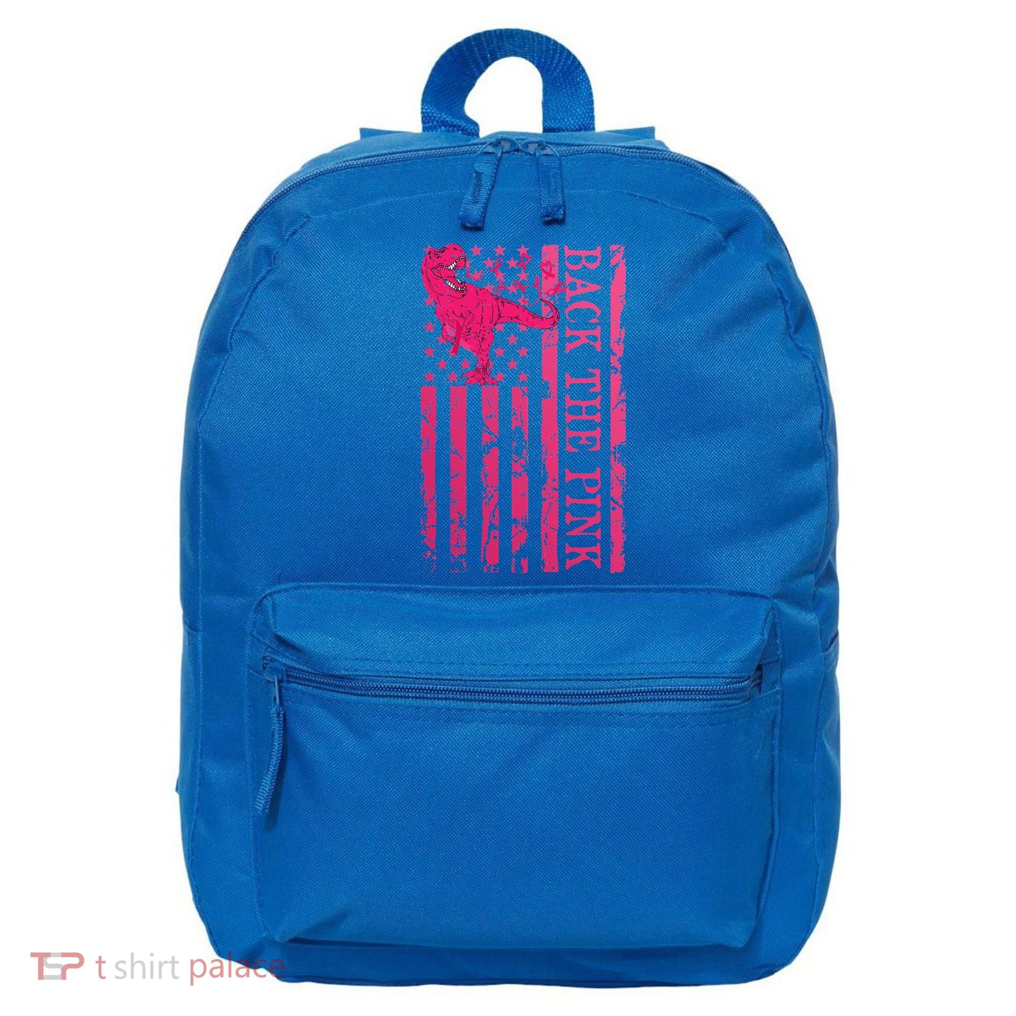 Back The Pink Warrior Flag American Breast Cancer Awareness 16 in Basic Backpack