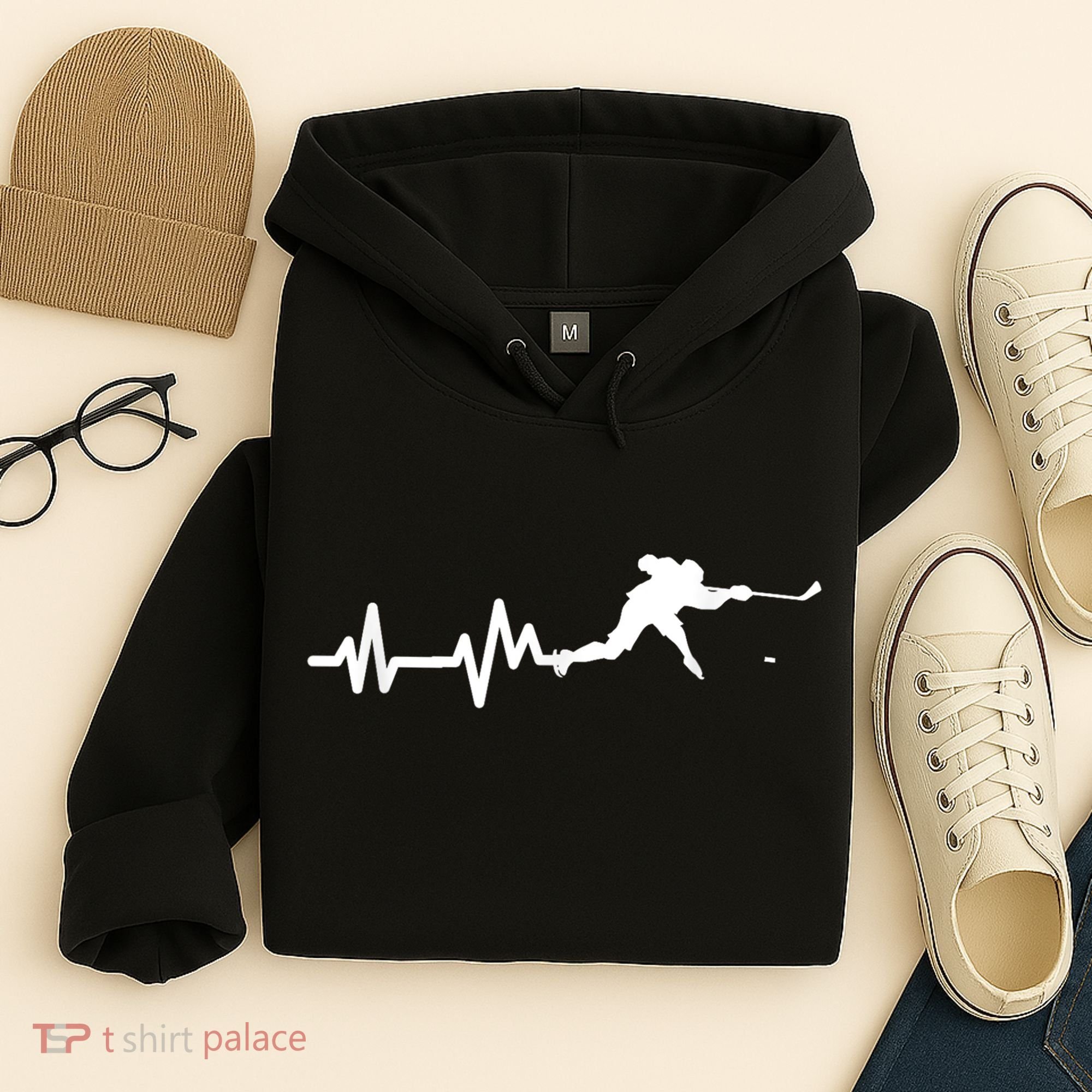 Born To Play Hockey Game Gifts Hoodie