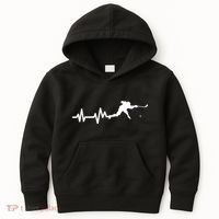 Born To Play Hockey Game Gifts Kids Hoodie thumb 0