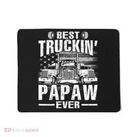 Best Truckin Papaw Ever Usa Flag Mousepad thumb 0