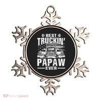 Best Truckin Papaw Ever Usa Flag Ornament thumb 0