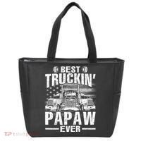 Best Truckin Papaw Ever Usa Flag Tote Bag thumb 0