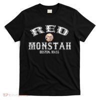 Boston Townie Pride Fans Red Monsta Vintage Fenway T-Shirt thumb 0