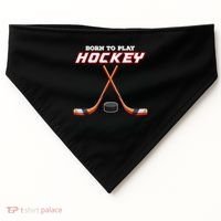 Born To Play Hockey USA-Made Doggie Bandana thumb 0