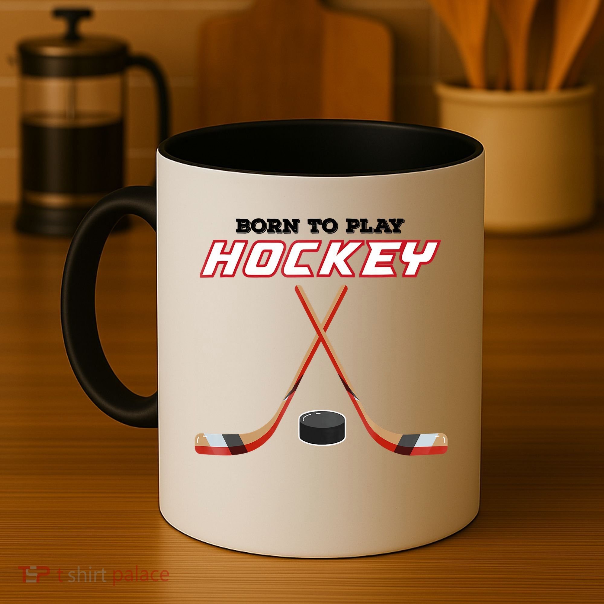 Born To Play Hockey Coffee Mug