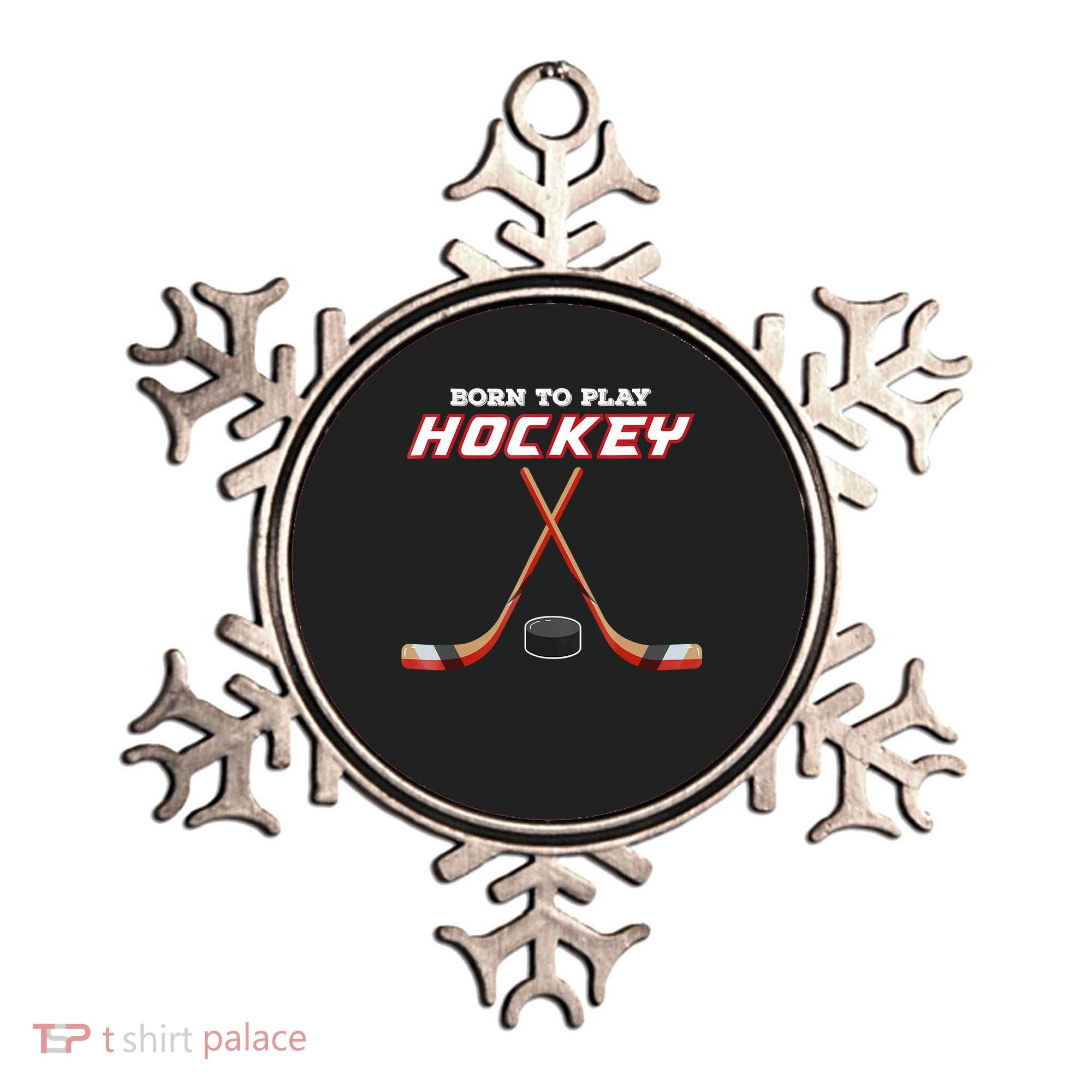 Born To Play Hockey Ornament