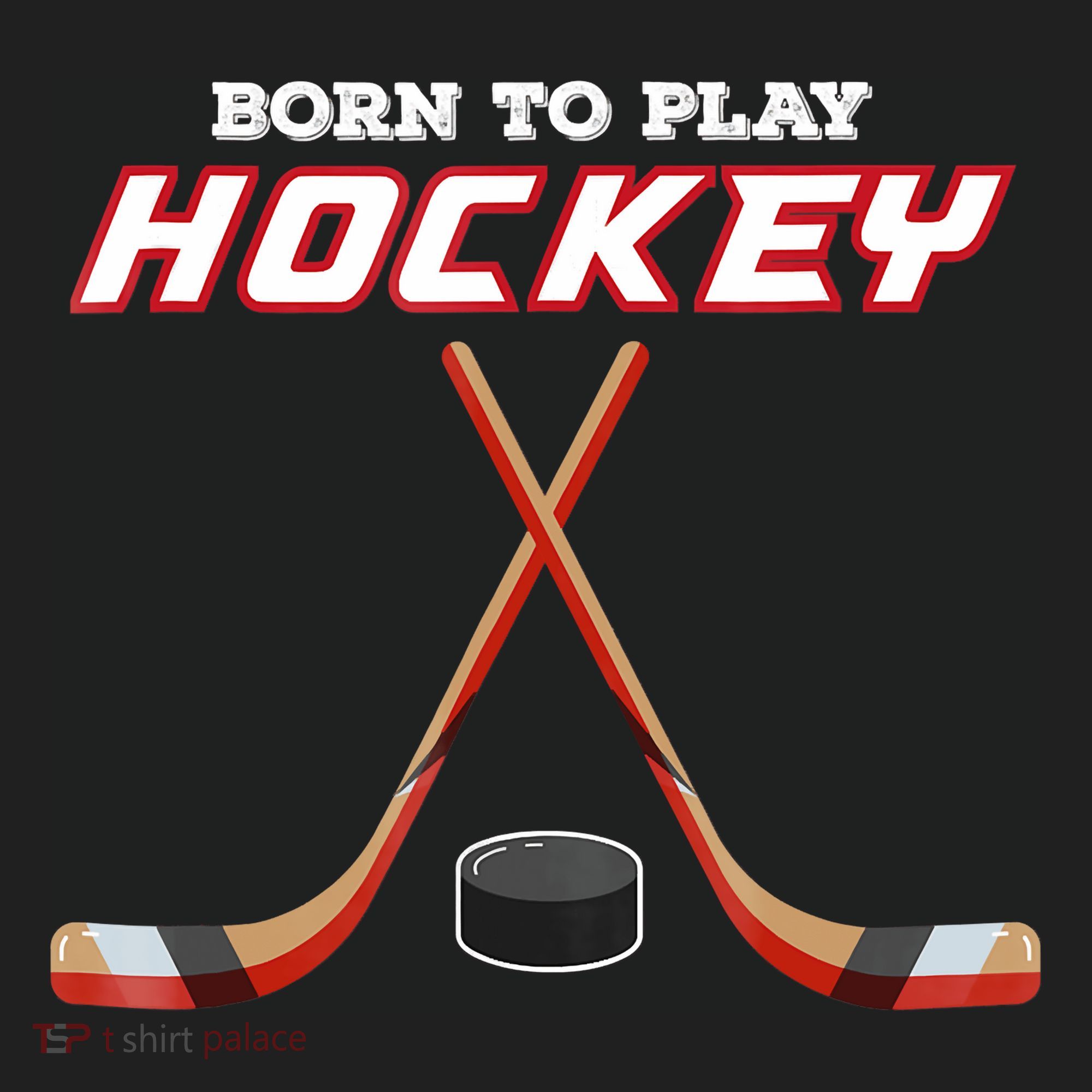 Born To Play Hockey Hat