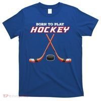 Born To Play Hockey T-Shirt thumb 0
