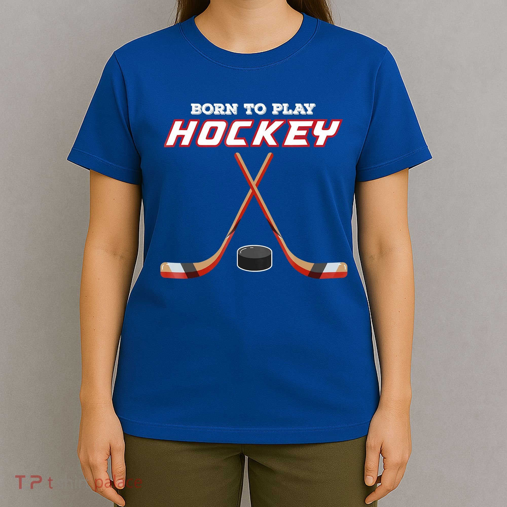 Born To Play Hockey T-Shirt