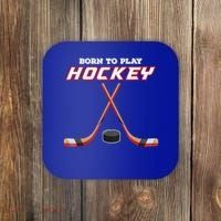 Born To Play Hockey Coaster thumb 0