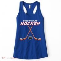 Born To Play Hockey Women's Tank Top thumb 0