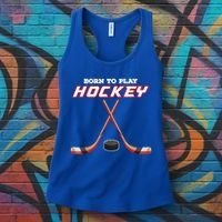 Born To Play Hockey Women's Tank Top thumb 3