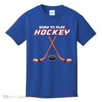 Born To Play Hockey Kids T-Shirt thumb 0