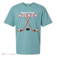 Born To Play Hockey Sueded Cloud Jersey T-Shirt thumb 0