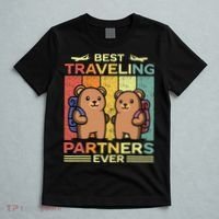 Best Traveling Partners Ever Travel Bear Traveling Couples T-Shirt thumb 5