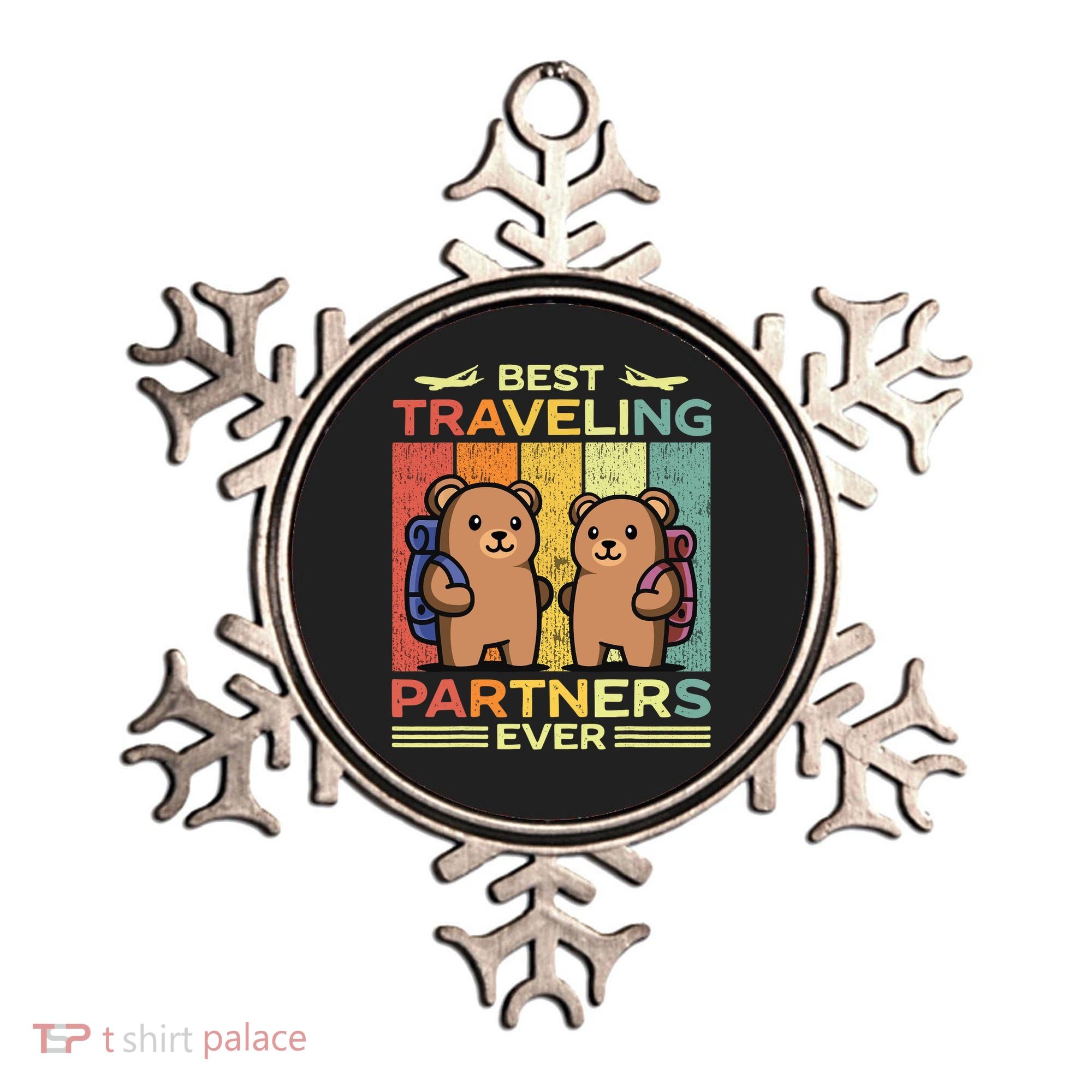 Best Traveling Partners Ever Travel Bear Traveling Couples Ornament