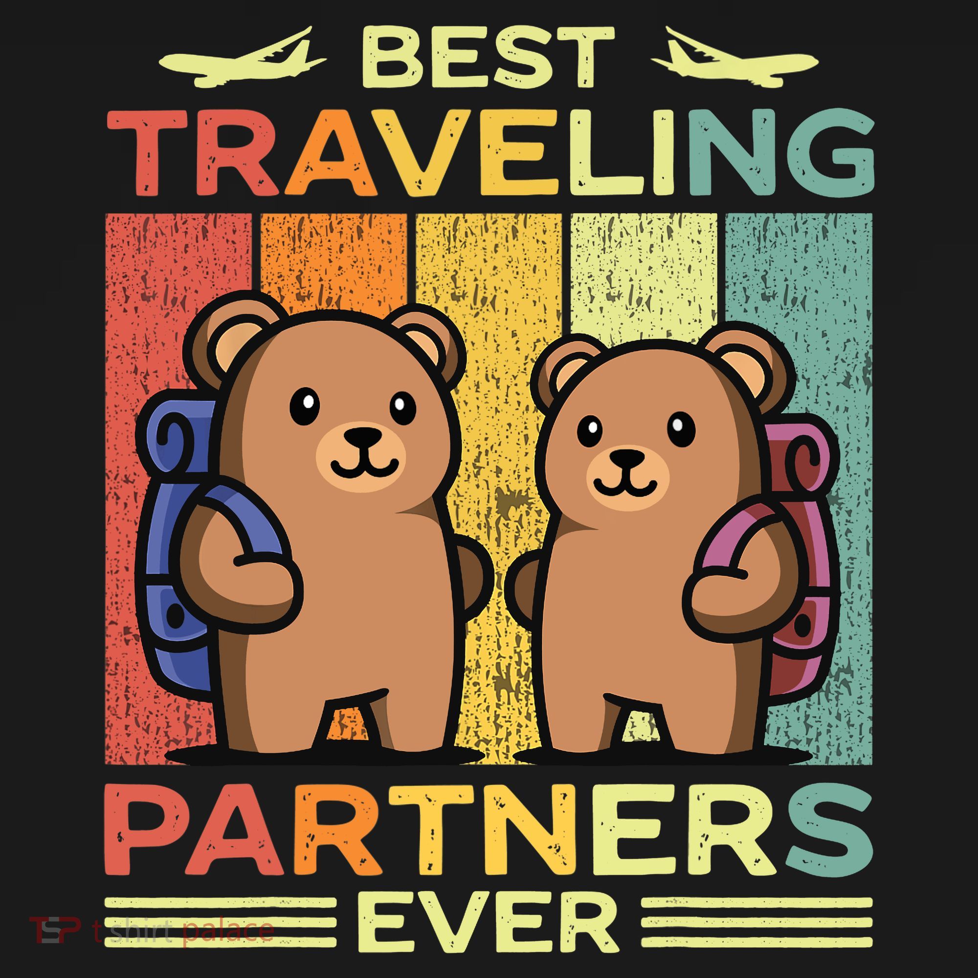 Best Traveling Partners Ever Travel Bear Traveling Couples Women's Tank Top