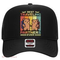 Best Traveling Partners Ever Travel Bear Traveling Couples Hat thumb 0