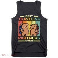 Best Traveling Partners Ever Travel Bear Traveling Couples Tank Top thumb 0