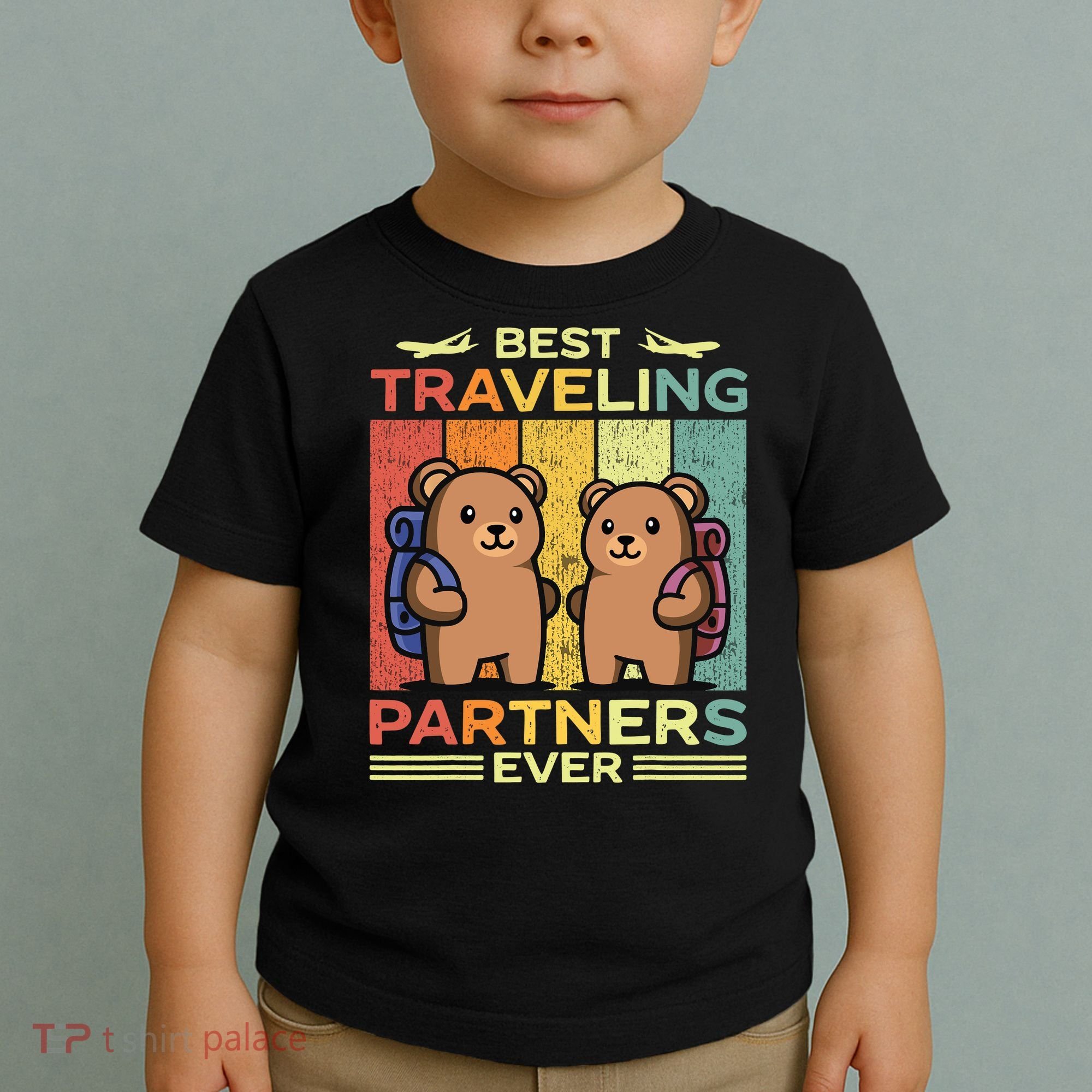 Best Traveling Partners Ever Travel Bear Traveling Couples Toddler T-Shirt