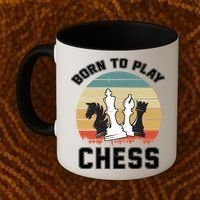 Born To Play Chess Coffee Mug thumb 2