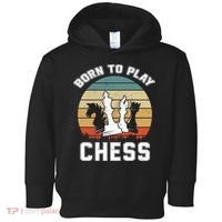 Born To Play Chess Toddler Hoodie thumb 0