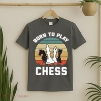 Born To Play Chess T-Shirt thumb 2