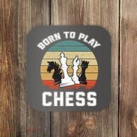 Born To Play Chess Coaster thumb 0