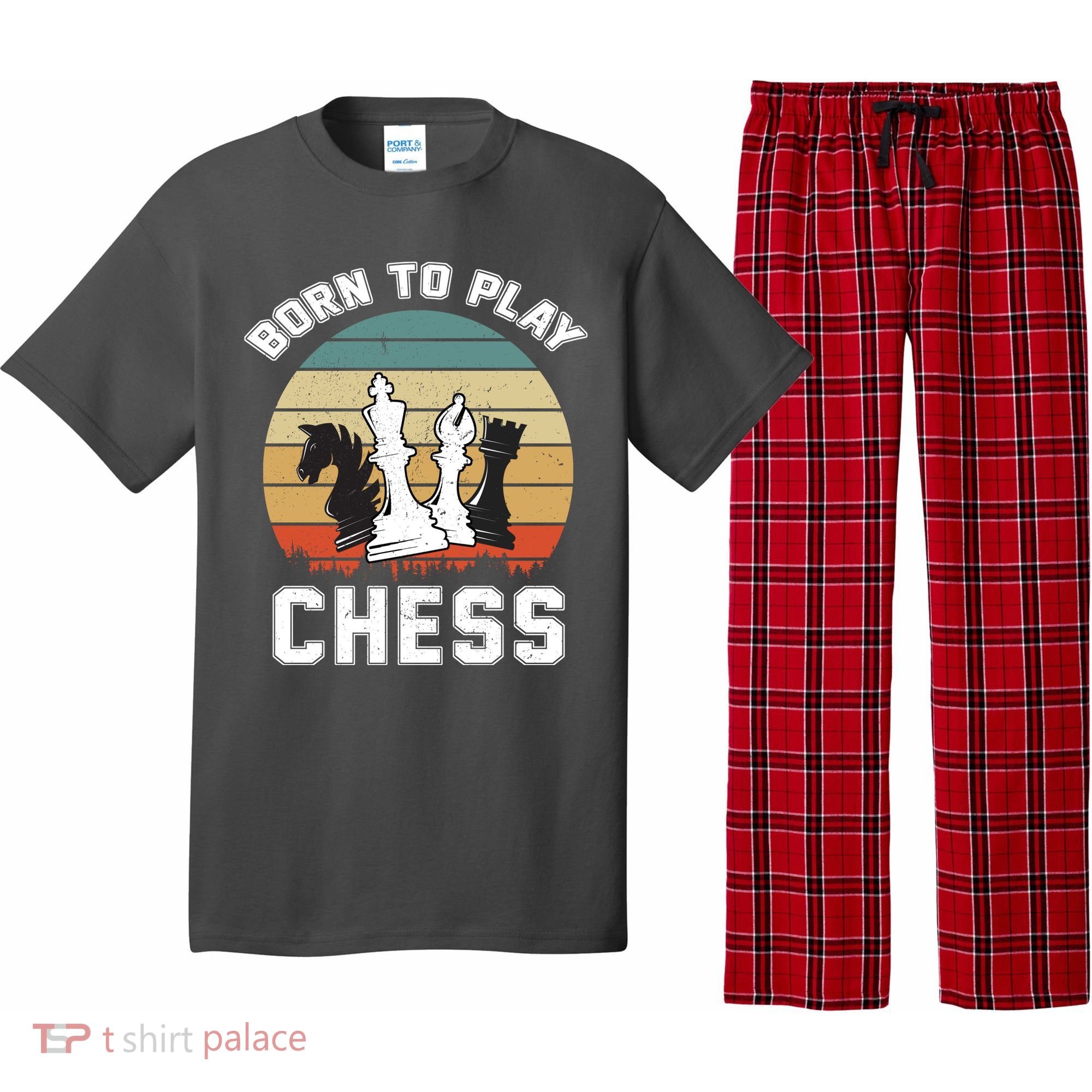 Born To Play Chess Pajama Set