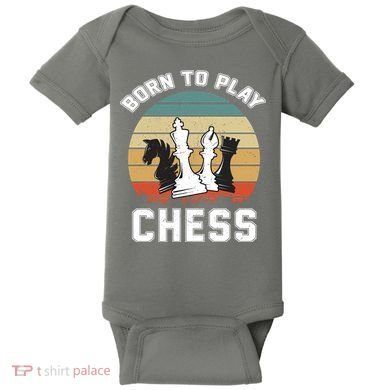 Born To Play Chess Baby Bodysuit
