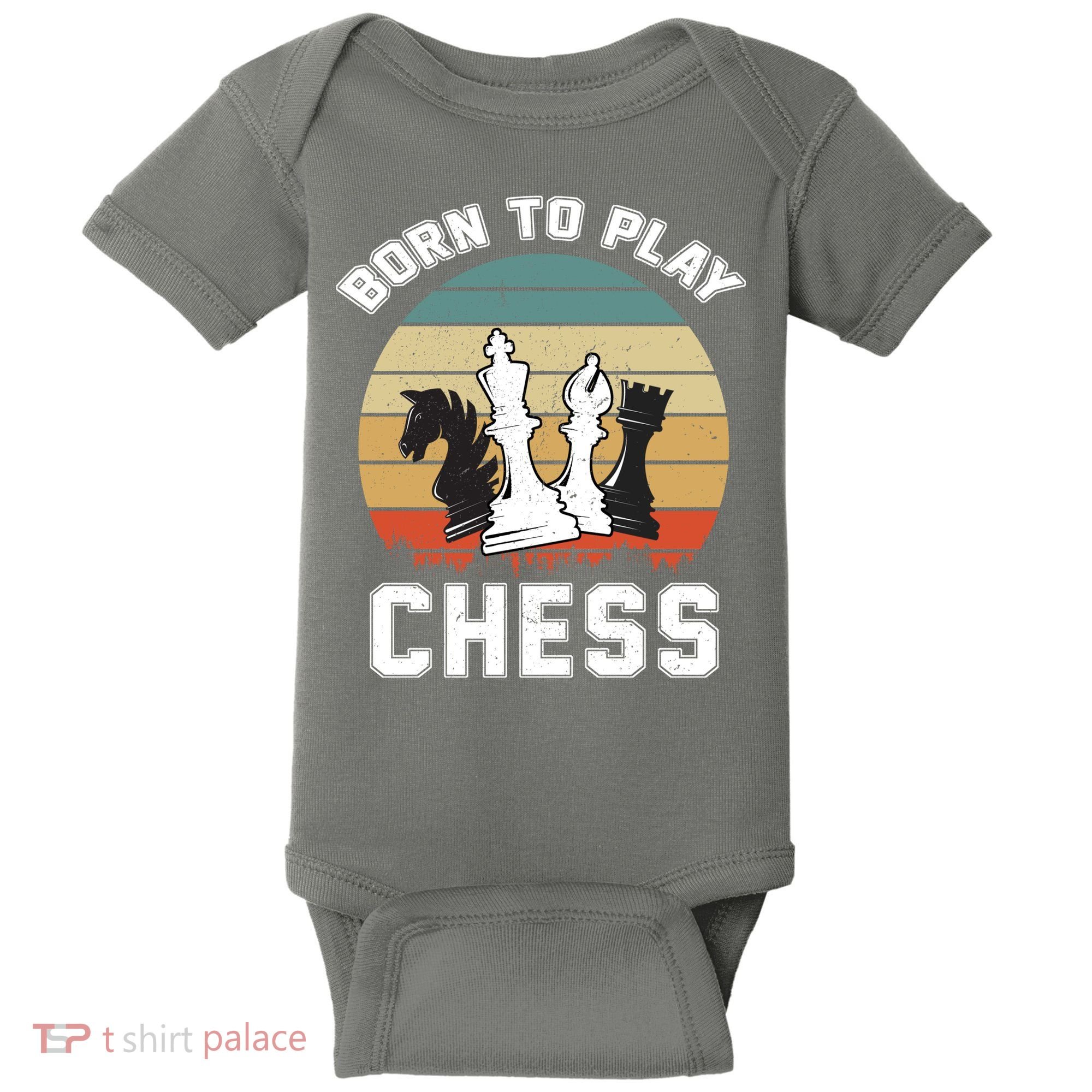 Born To Play Chess Baby Bodysuit