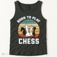 Born To Play Chess Tank Top thumb 2