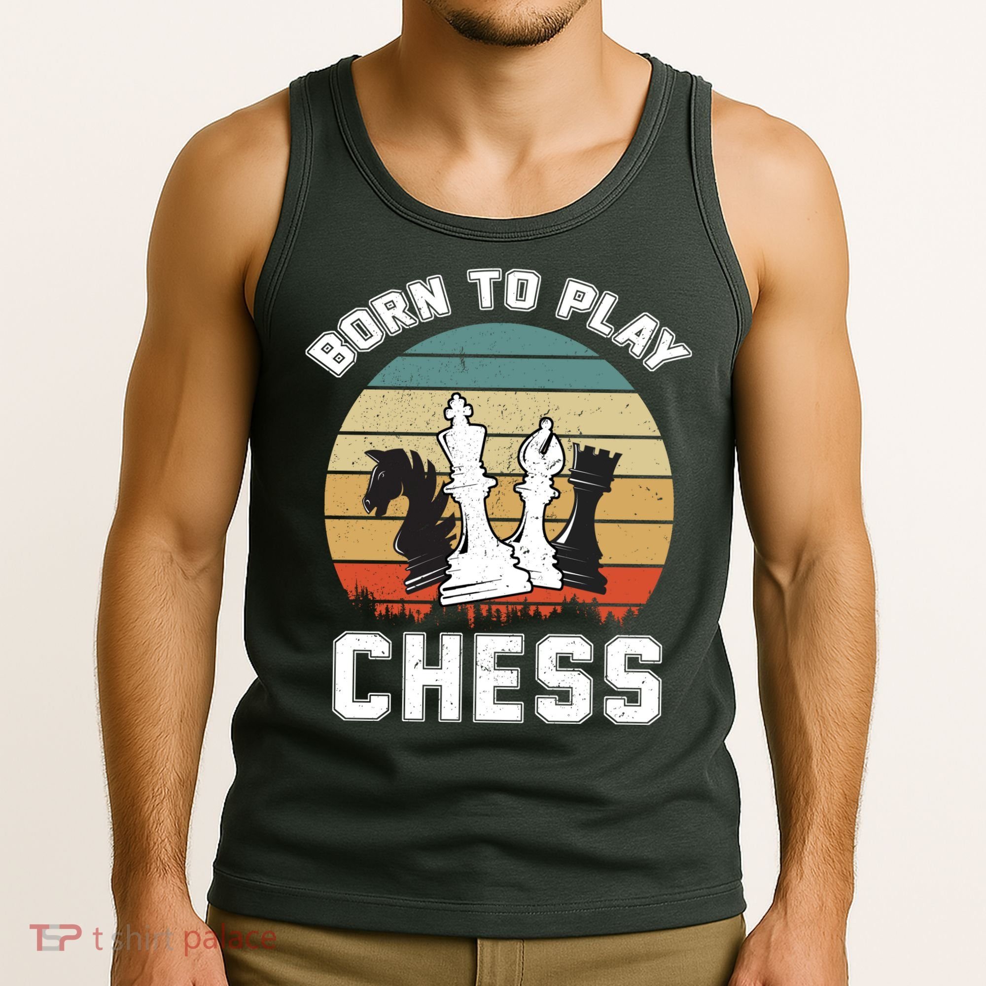 Born To Play Chess Tank Top