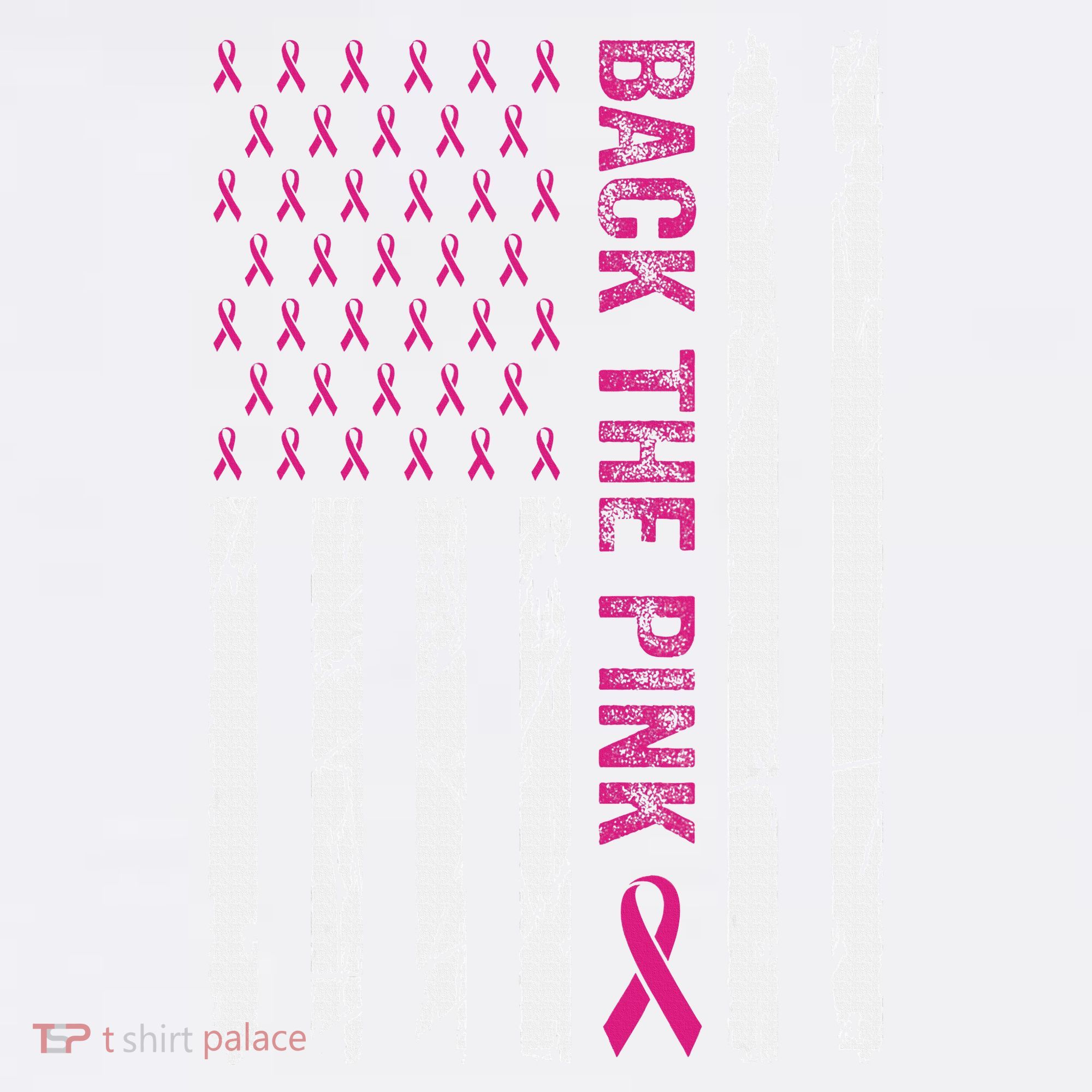 Back The Pink Flag We Wear In October Cancer Awareness Coffee Mug