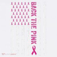 Back The Pink Flag We Wear In October Cancer Awareness Kids Long Sleeve Shirt thumb 2
