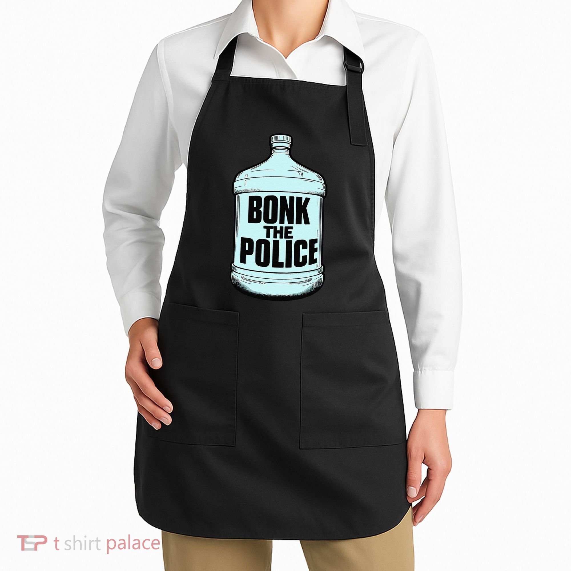 Bonk The Polic.E Funny Bonk Man Bonk The Apron