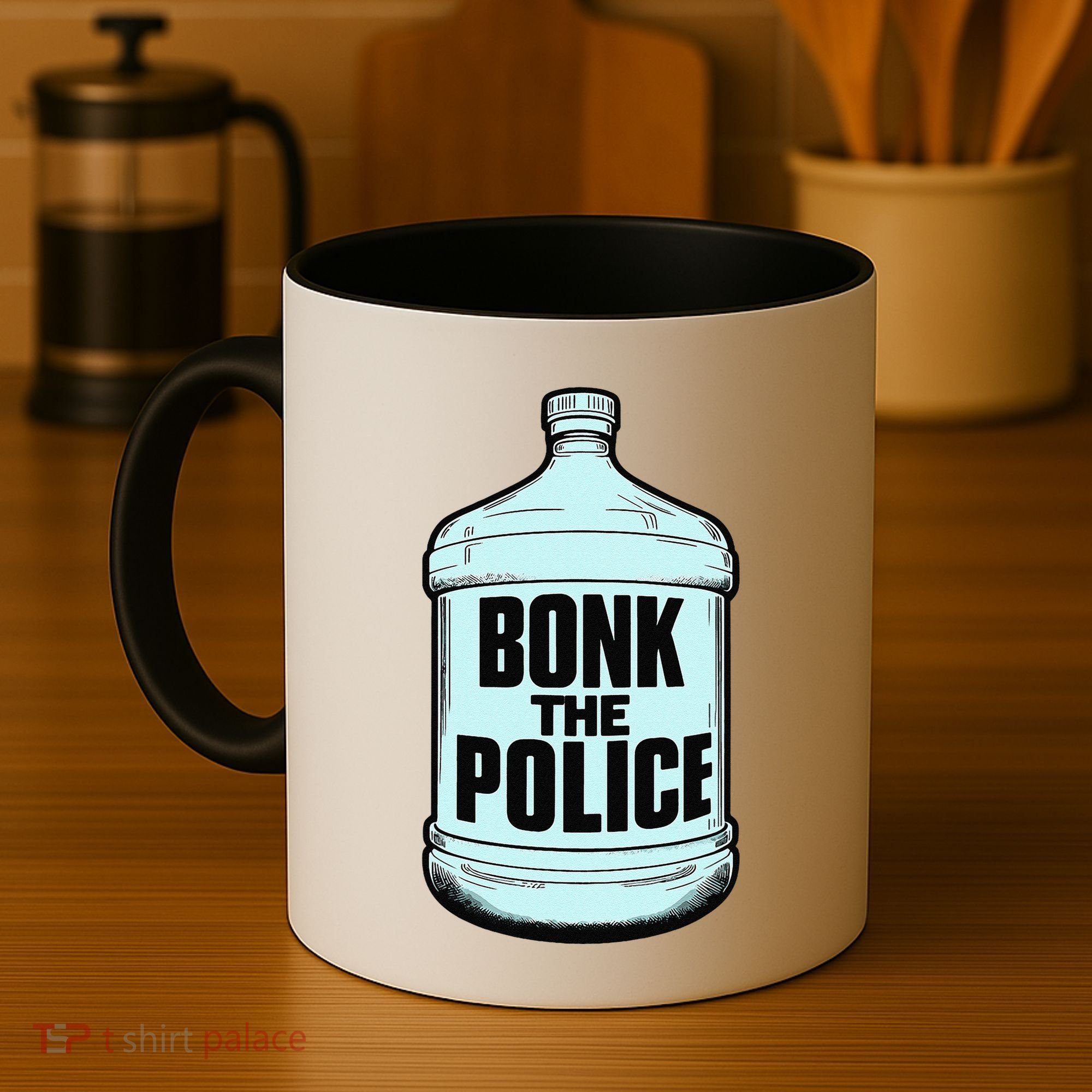 Bonk The Polic.E Funny Bonk Man Bonk The Coffee Mug