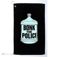 Bonk The Polic.E Funny Bonk Man Bonk The Golf Towel thumb 0