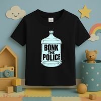 Bonk The Polic.E Funny Bonk Man Bonk The Toddler T-Shirt thumb 3