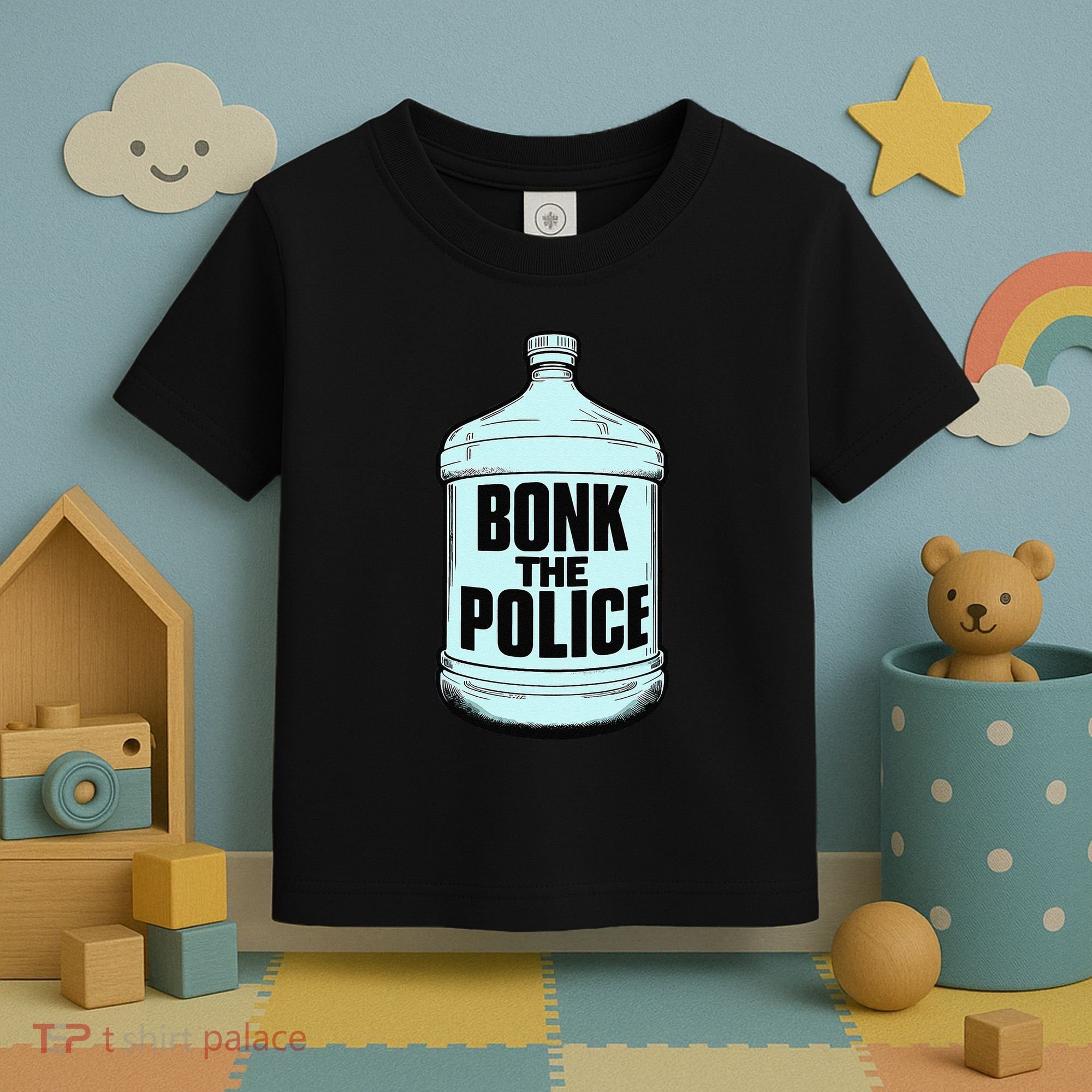 Bonk The Polic.E Funny Bonk Man Bonk The Toddler T-Shirt