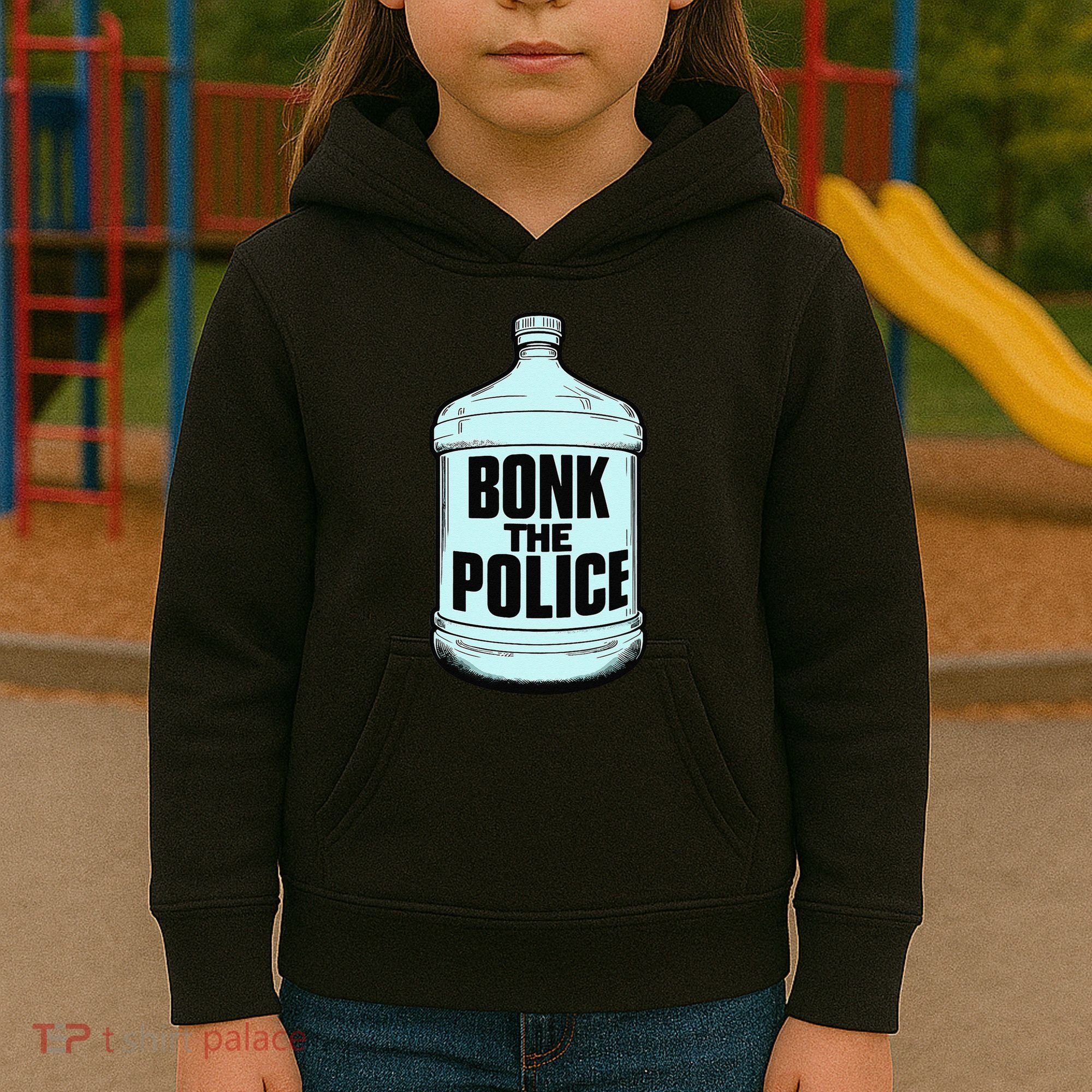 Bonk The Polic.E Funny Bonk Man Bonk The Kids Hoodie