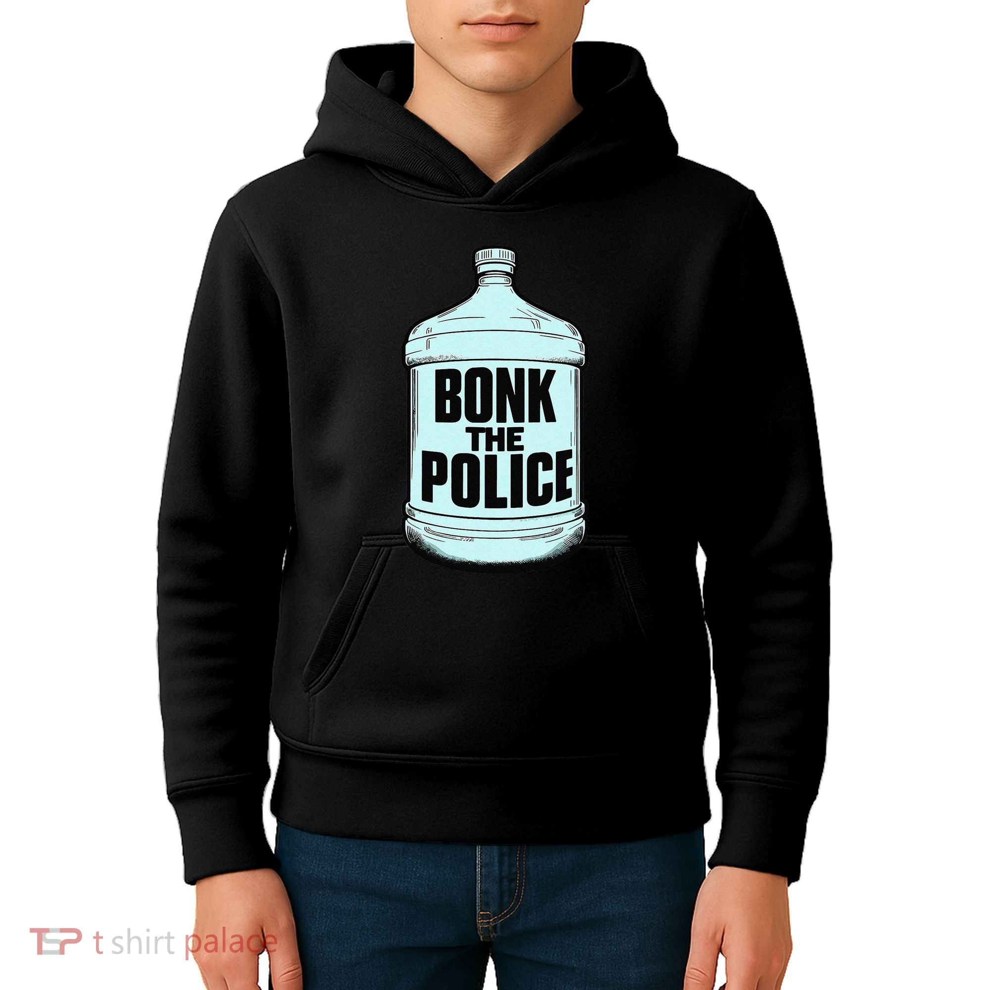Bonk The Polic.E Funny Bonk Man Bonk The Kids Hoodie