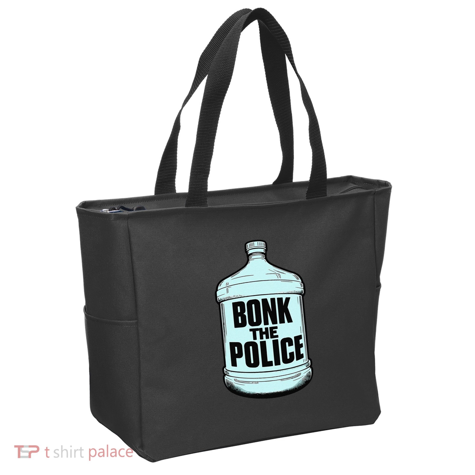 Bonk The Polic.E Funny Bonk Man Bonk The Tote Bag