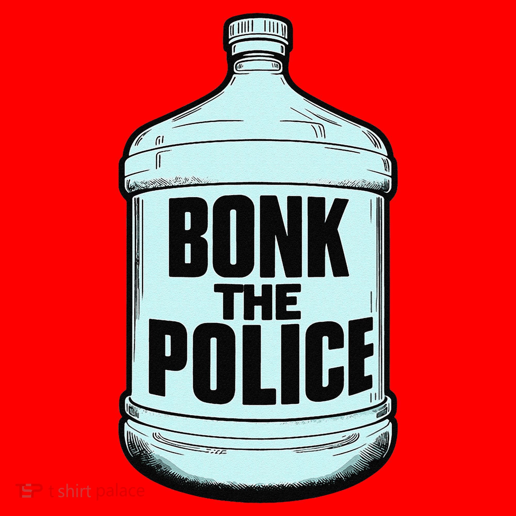 Bonk The Polic.E Funny Bonk Man Bonk The Santa Hat