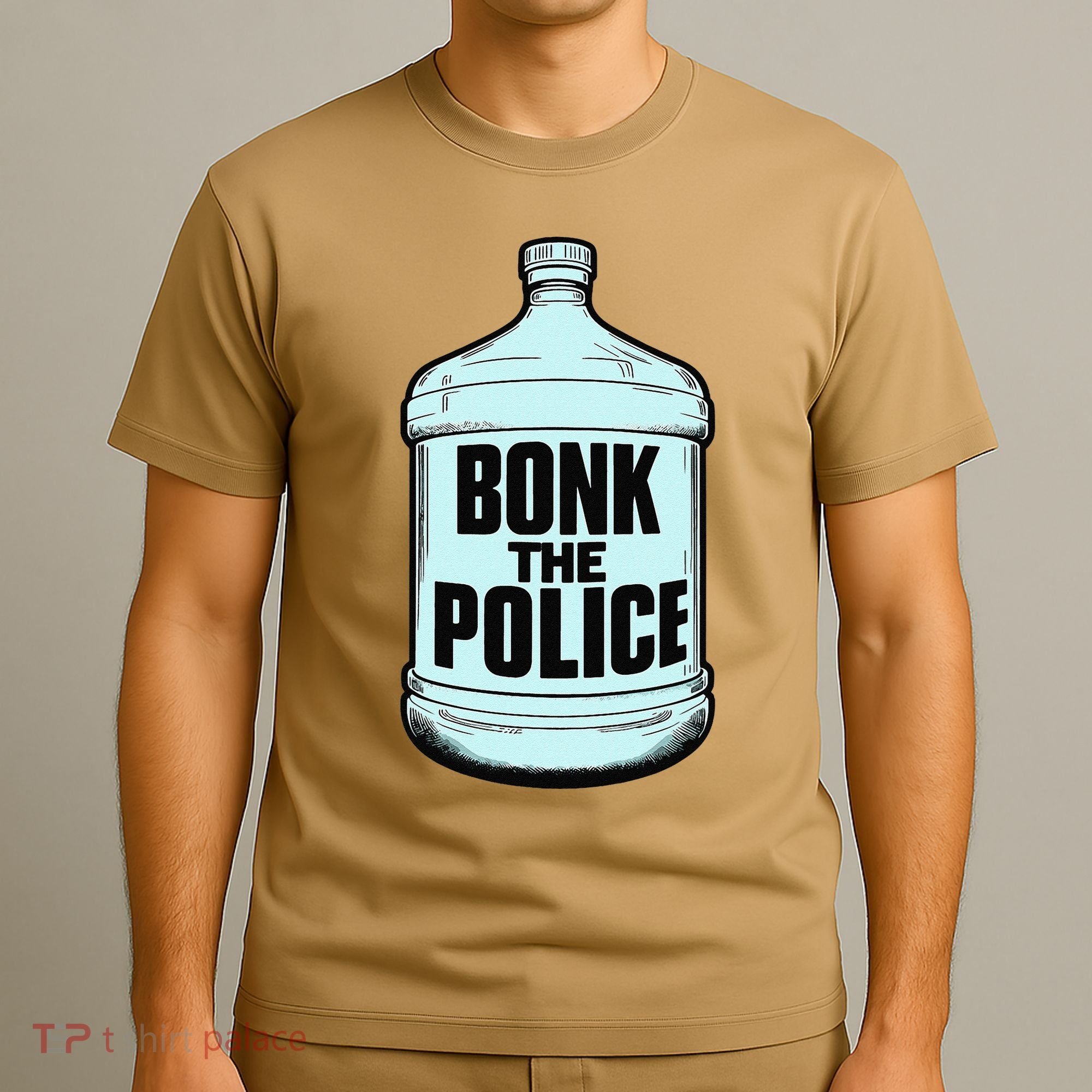 Bonk The Polic.E Funny Bonk Man Bonk The T-Shirt